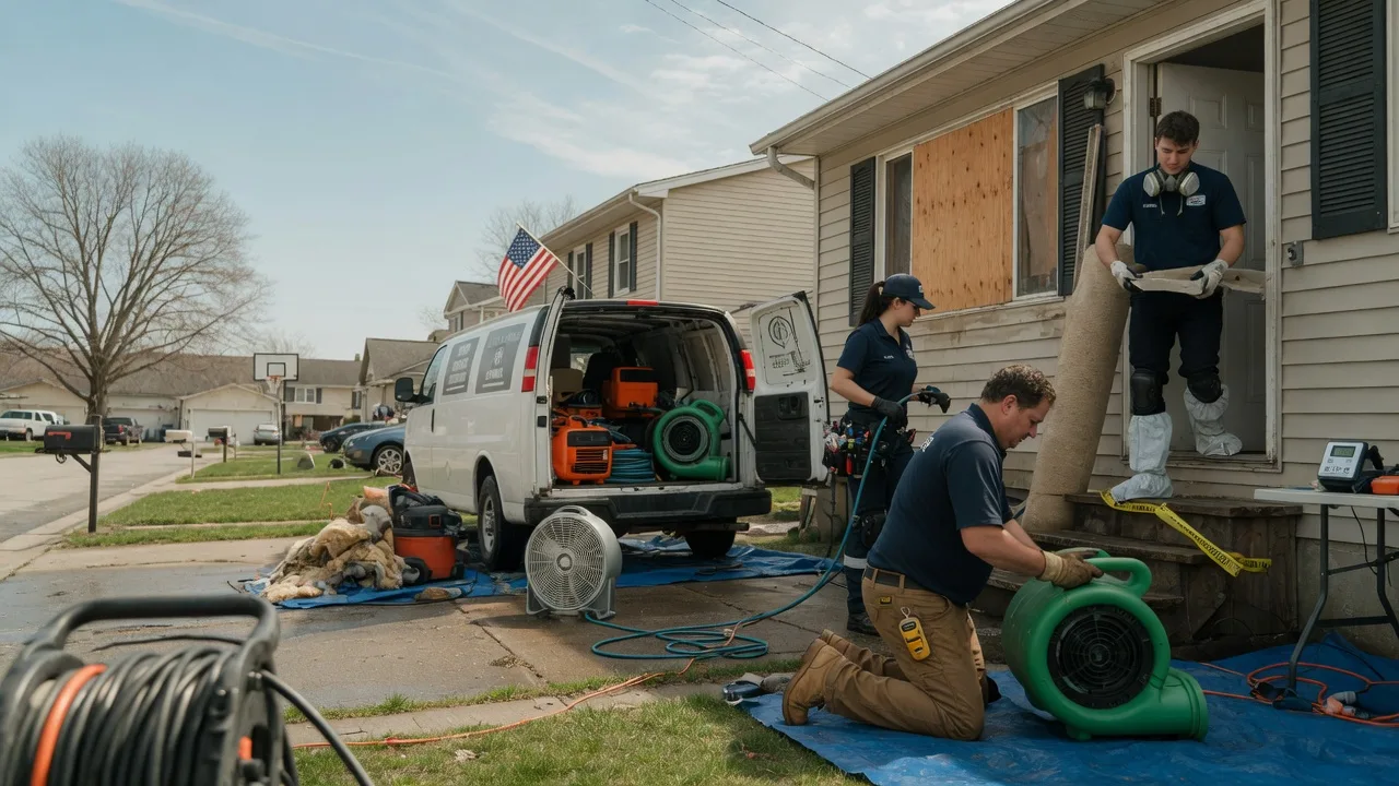 Water Damage Restoration in Sanders, KY near me